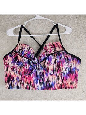 Torrid Size 4 4X Mirage Swim Top Bikini Underwire Beach Pool Vacation